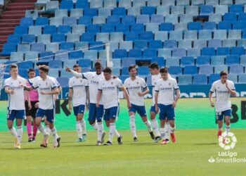 Celebración del gol de Jair