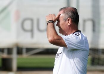 Juan Ignacio Martínez en un entrenamiento