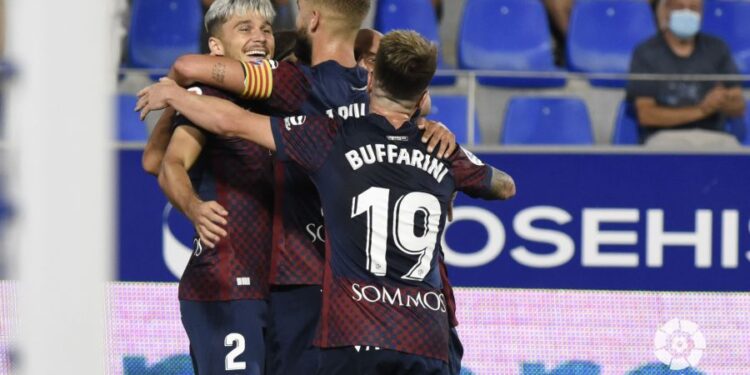 Celebración gol seoane